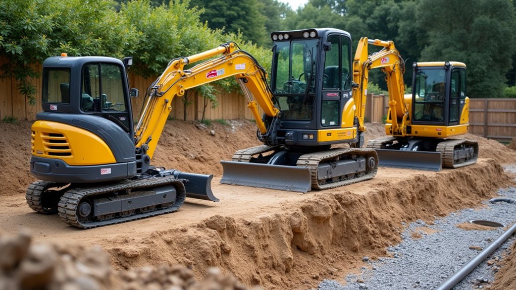 choose excavator based on site