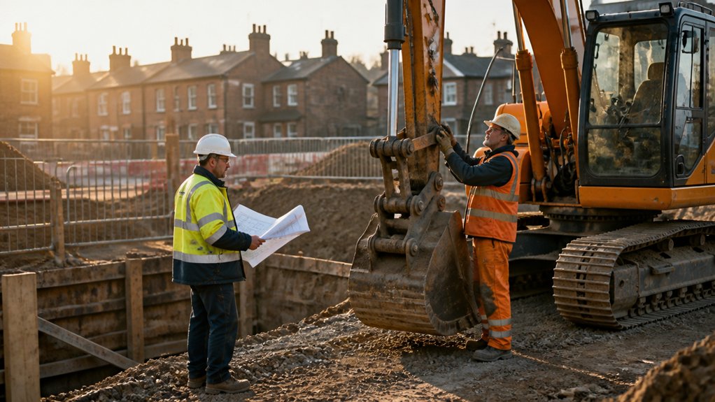 excavator hiring for construction