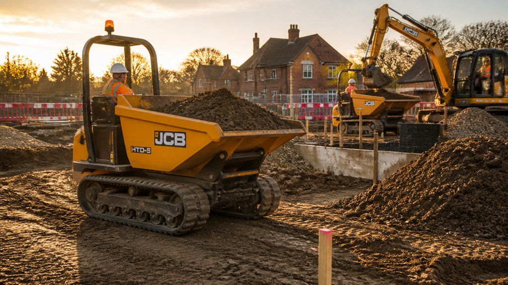 hiring dumpers for groundworks