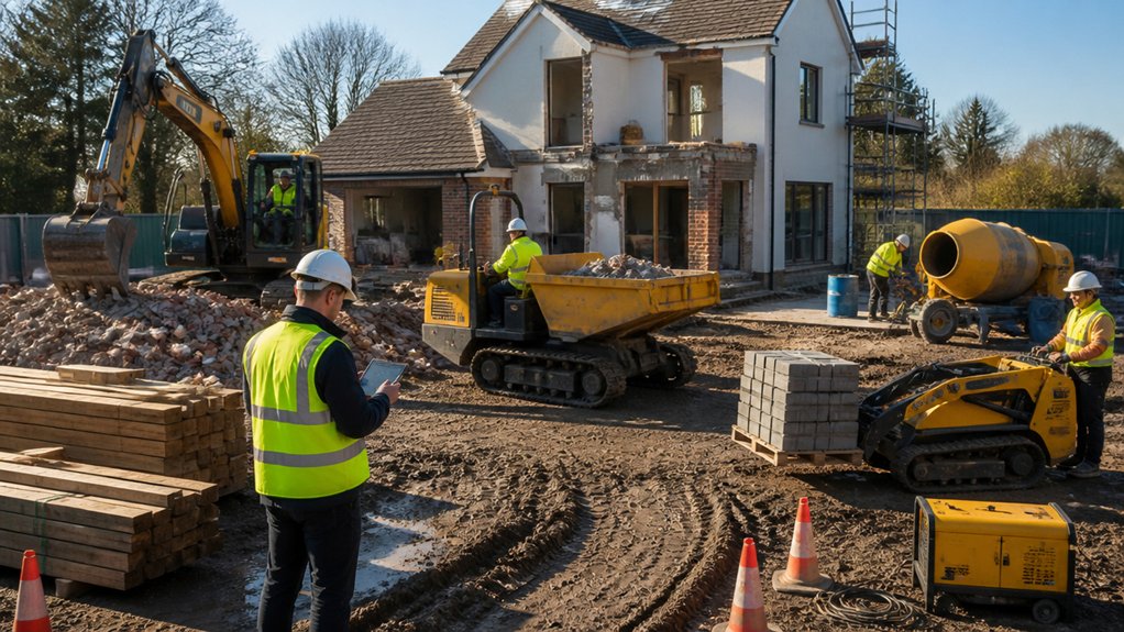 managing renovation with machinery