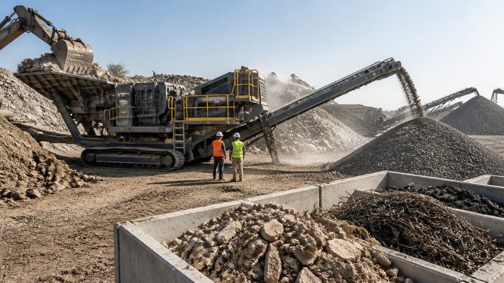 recycling aggregate for construction
