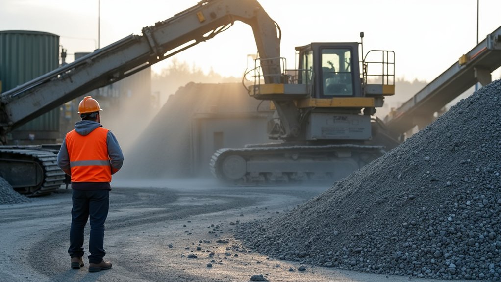 crushers recycling concrete through crushing the rocks