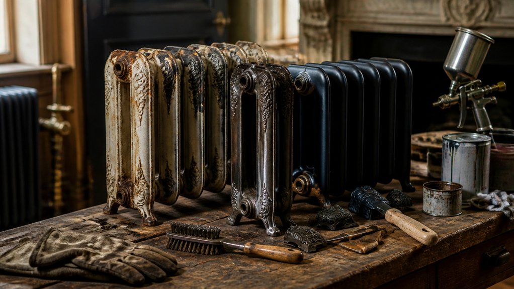 restoring and refinishing radiators