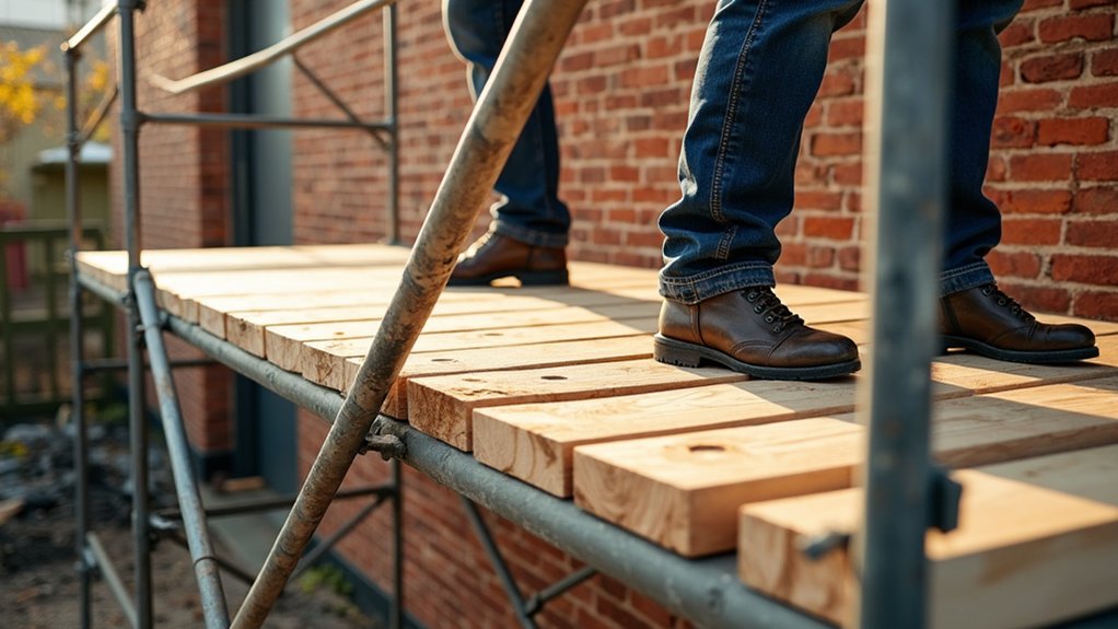 safe working platform construction