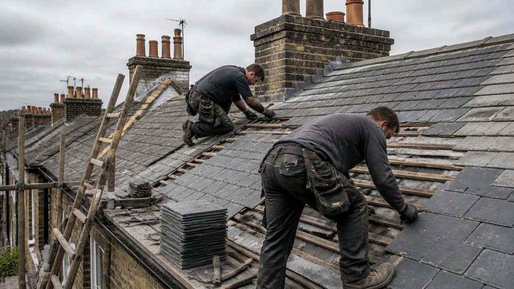 slate roof replacement process